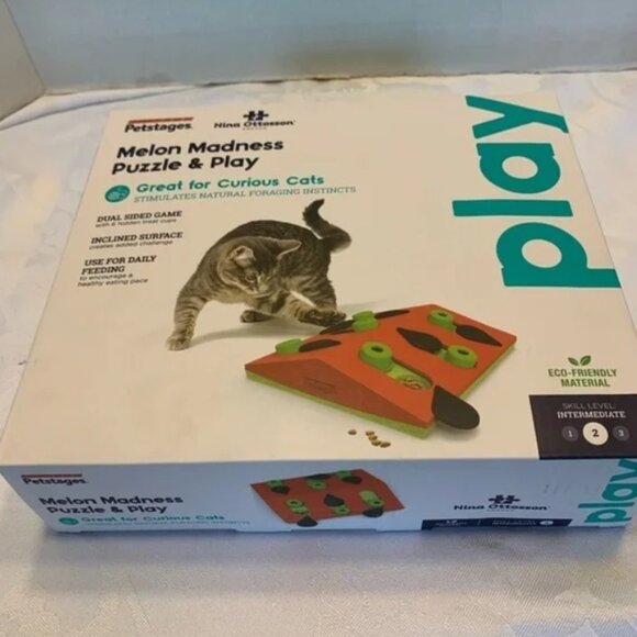 vintage Melon Madness Puzzle & Play by Petstages - Picture 1 of 2